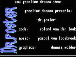 Title screen of Dr. Foster on the Commodore 64.