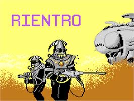 Title screen of Dragon Hunter on the Commodore 64.