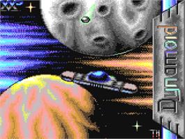 Title screen of Dynamoid on the Commodore 64.