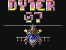 Title screen of Dyter-07 on the Commodore 64.
