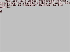 Title screen of Escape And Evasion on the Commodore 64.