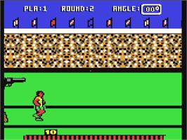 Title screen of European Games on the Commodore 64.