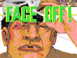 Title screen of Face-Off (Compute!) on the Commodore 64.