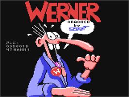 Title screen of Flaschbier 2 on the Commodore 64.
