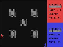Title screen of Front Line (Interceptor) on the Commodore 64.