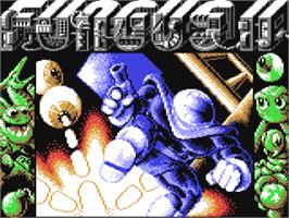 Title screen of Fungus 2 on the Commodore 64.