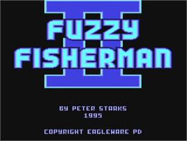 Title screen of Fuzzy Fisherman 2 on the Commodore 64.