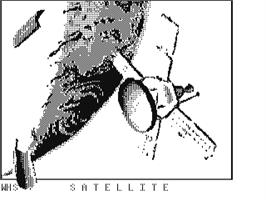 Title screen of Galaga (Arlasoft - 2021) on the Commodore 64.