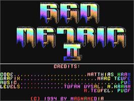 Title screen of Geometric 2 on the Commodore 64.