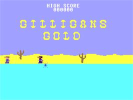Title screen of Gilligan's Gold on the Commodore 64.