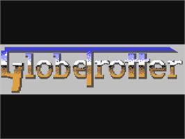 Title screen of Globetrotter (Atlantis Software) on the Commodore 64.