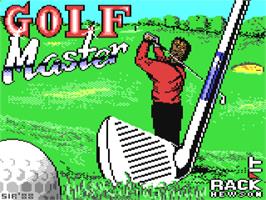 Title screen of Golf Master / Challenge Golf on the Commodore 64.