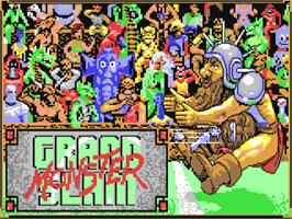 Title screen of Grand Monster Slam on the Commodore 64.