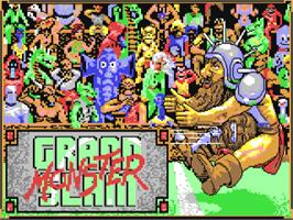 Title screen of Grand Monster Slam on the Commodore 64.