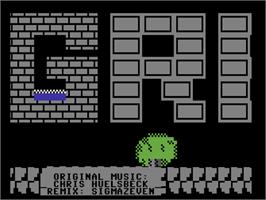 Title screen of Great Giana PETSCII Sisters, The on the Commodore 64.