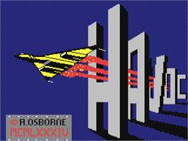 Title screen of Havoc (Players) on the Commodore 64.