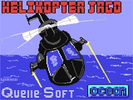 Title screen of Helikopter Jagd on the Commodore 64.
