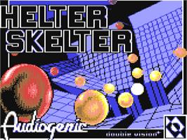 Title screen of Helter Skelter on the Commodore 64.