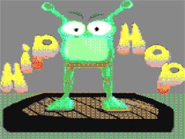 Title screen of Hip Hop on the Commodore 64.
