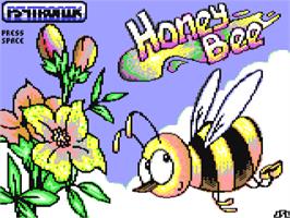 Title screen of Honey Bee (Preview) on the Commodore 64.