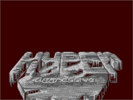 Title screen of Hyper Aggressive on the Commodore 64.