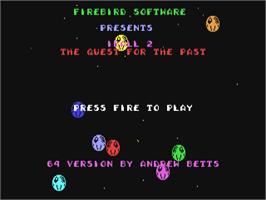 Title screen of I Ball 2 on the Commodore 64.