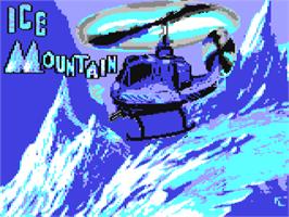 Title screen of Ice Mountain on the Commodore 64.