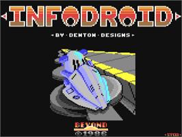 Title screen of Infodroid on the Commodore 64.