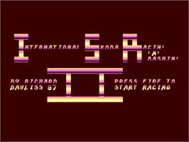 Title screen of International Skoda Racin'n'bashin 2 on the Commodore 64.