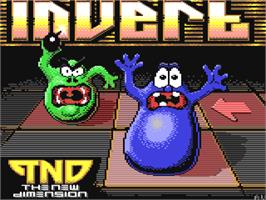 Title screen of Invert on the Commodore 64.