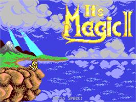 Title screen of It's Magic 2 on the Commodore 64.