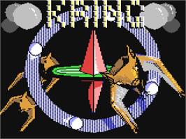 Title screen of Killer-Ring / K-Ring on the Commodore 64.