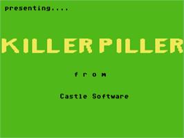 Title screen of Killer Piller on the Commodore 64.