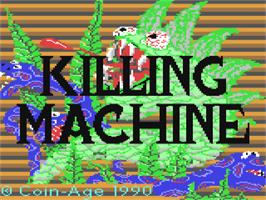 Title screen of Killing Machine on the Commodore 64.