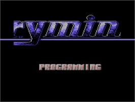 Title screen of Krymini on the Commodore 64.