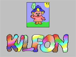 Title screen of Kulfon W Krainie Zlego Demona on the Commodore 64.