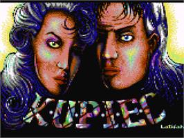 Title screen of Kupiec - Merchant on the Commodore 64.