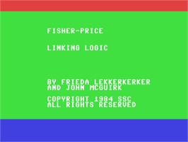 Title screen of Linking Logic on the Commodore 64.