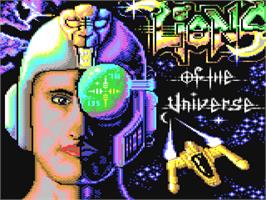Title screen of Lions Of The Universe on the Commodore 64.
