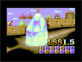 Title screen of Little Sara Sister 1.5 on the Commodore 64.