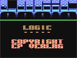 Title screen of Logic (CP Verlag 1995) on the Commodore 64.