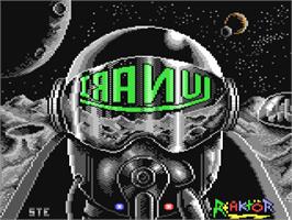 Title screen of Lunari on the Commodore 64.