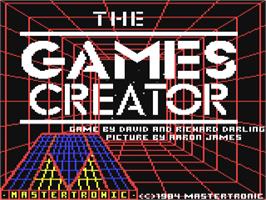Title screen of Machine Gunner on the Commodore 64.