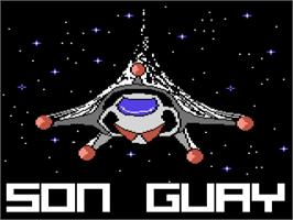 Title screen of Mad Mission on the Commodore 64.