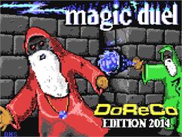 Title screen of Magic Duel - Doreco Edition on the Commodore 64.