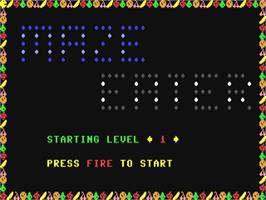 Title screen of Maze Eater (Cascade Games) on the Commodore 64.
