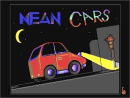 Title screen of Mean Car on the Commodore 64.
