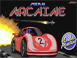 Title screen of Mean Machine on the Commodore 64.