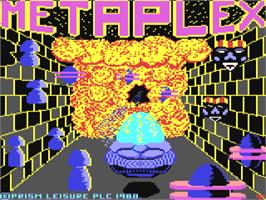Title screen of Metaplex on the Commodore 64.