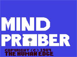 Title screen of Mind Prober on the Commodore 64.